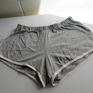 GRAY PAJAMA SHORTS